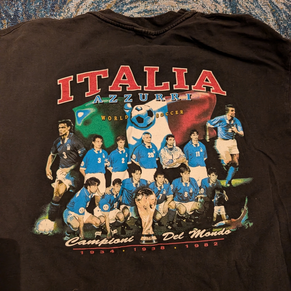 Italia Azzurri World Soccer T-Shirt